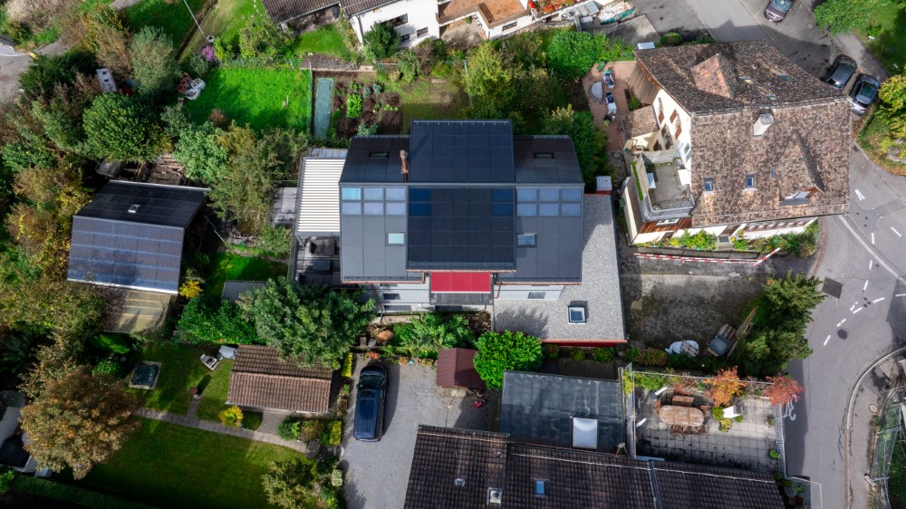 Photovoltaikanlage aus der Luft